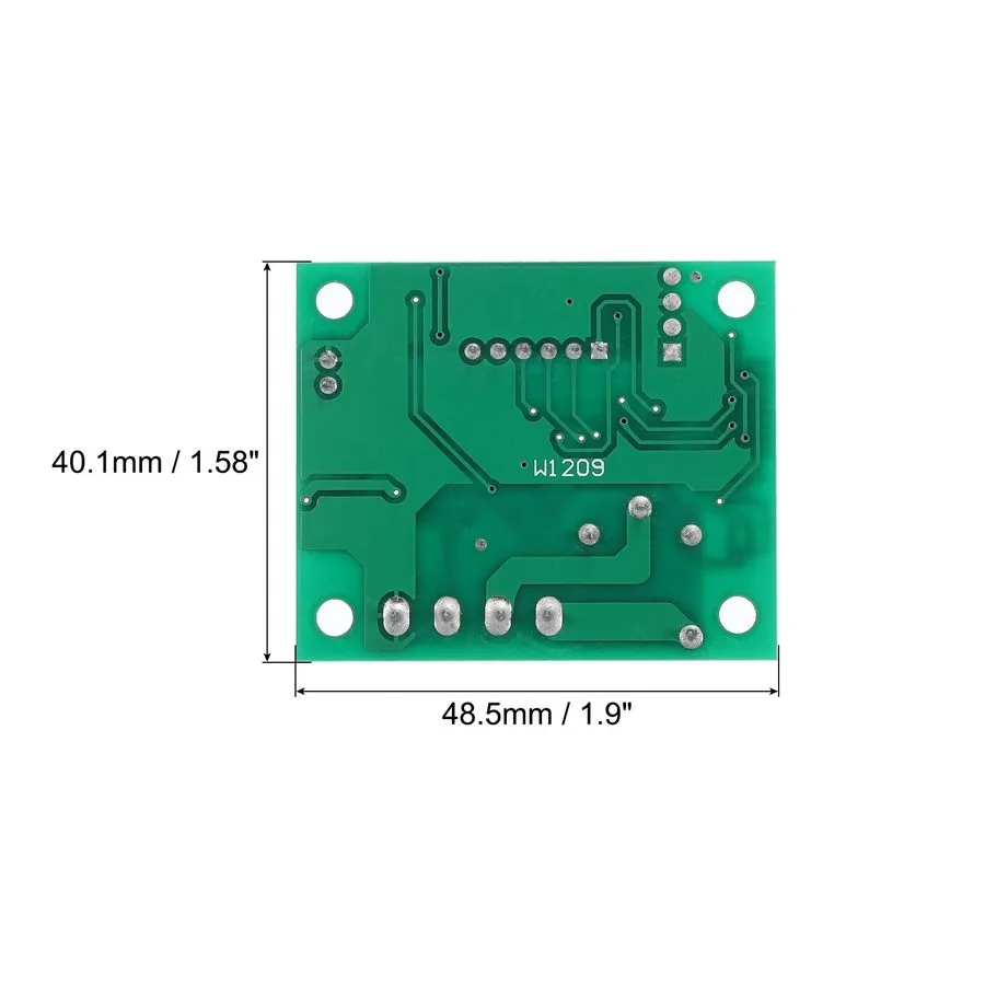 Датчик температуры XH-W1209 10A DC 12V Digital LED Temperature Controller Clear  — фото лота 1