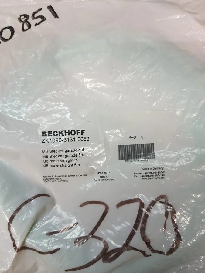 IIoT-устройство BECKHOFF ZK1090-3131-0050 5m Ethercat