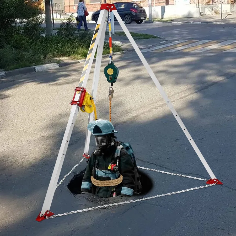 Оборудование видеонаблюдения Confined Space Tripod Kit 1200lbs Portable Rescue T — фото лота 2