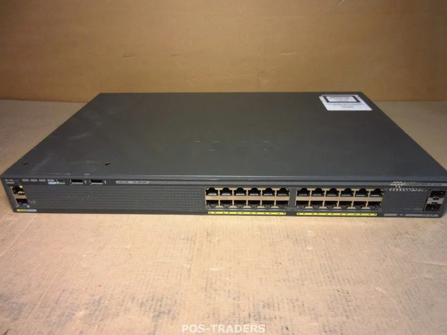 Коммутатор Cisco WS-C2960X-24TS-LL Switch 24 Ports Gigabit + 2 SFP