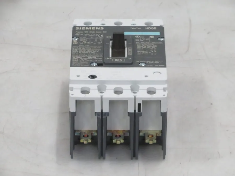 Автоматический выключатель Siemens HDK3B080 VL Circuit Breaker Class H 480V Max 
