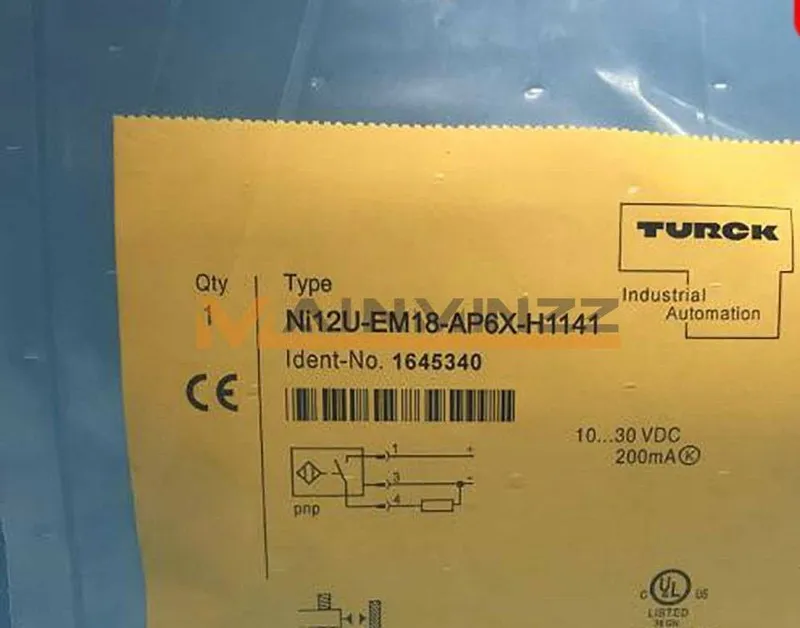 Датчик приближения TURCK NI12U-EM18-AP6X-H1141 PROXIMITY SENSOR 30VDC