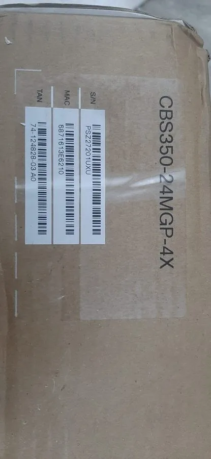 Коммутатор BOX CISCO CBS350-24MGP-4X 4 port 2.5GE 20-port PoE 4x 10GSFP