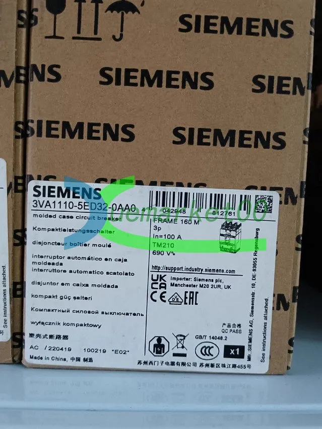 Автоматический выключатель Siemens circuit breaker 3VA1110-5ED32-0AA0
