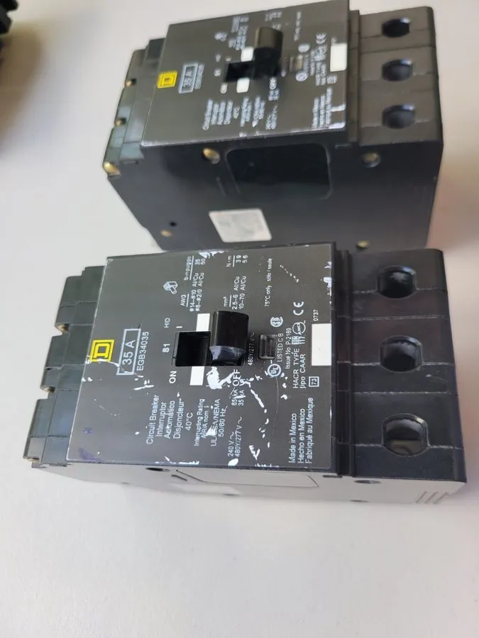 Автоматический выключатель EGB34035 Square D Miniature Circuit Breaker 3-Pole 48