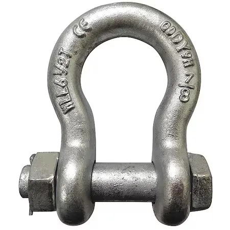 Такелажная скоба Zoro Select 55Ay31 Anchor Shackle, 17, 000 Lb, Carbon Steel