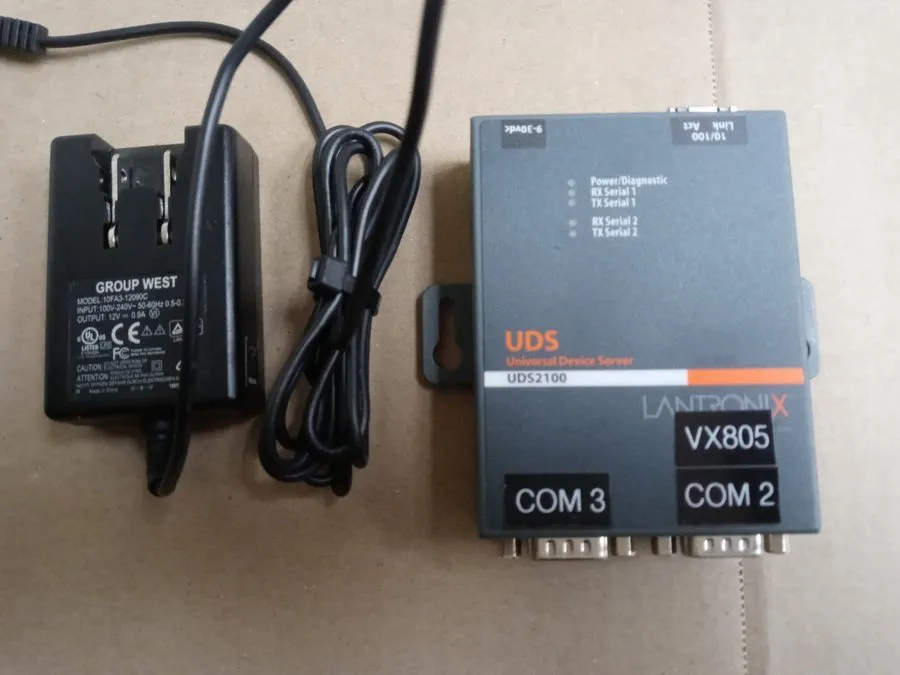 IIoT-устройство Lantronix UDS2100 2-Port Serial to Ethernet Device Server — фото лота 1