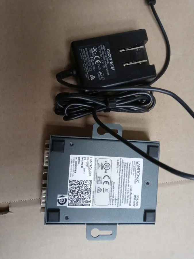 IIoT-устройство Lantronix UDS2100 2-Port Serial to Ethernet Device Server — фото лота 2