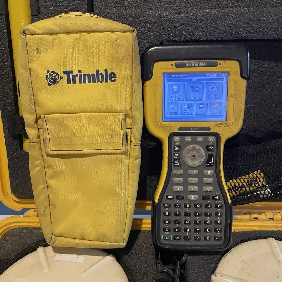 Приёмник GNSS Trimble 5800 Dual RTK GPS Survey Kit w/ TSC2 Data Collector Base R — фото лота 2