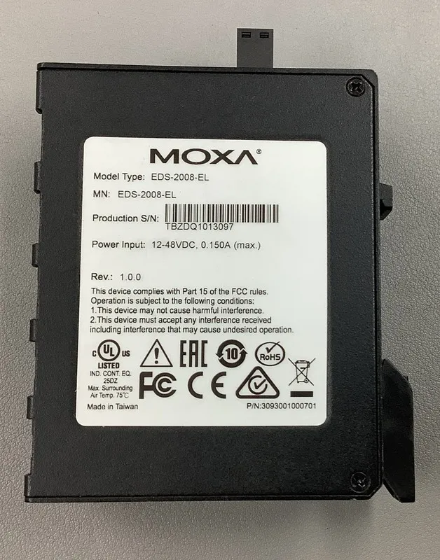 IIoT-устройство MOXA EDS-2008-EL Ethernet Switch