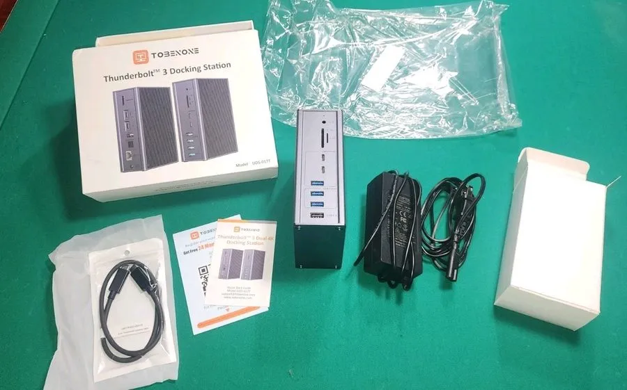 Тестер TobenOne UDS-017T Thunderbolt 3 Dock USB C Docking Station 16-in-1 Mac