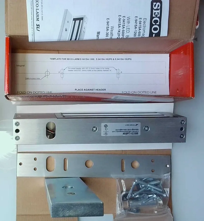 Оборудование видеонаблюдения Seco-Larm E-941SA-1200 Electromagnetic Lock with 12 — фото лота 2