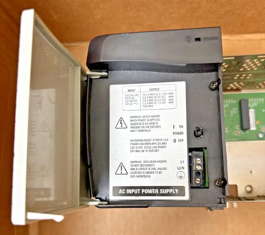 ПЛК Allen Bradley 1756-PA72 C ControlLogix Rack Chassis Power Supply AC PLC 25W
