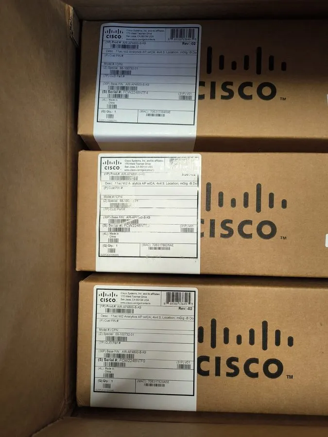 Точка доступа Wi-Fi Cisco Aironet Air-AP4800-B-K9 Wireless Access Point 802.11ac