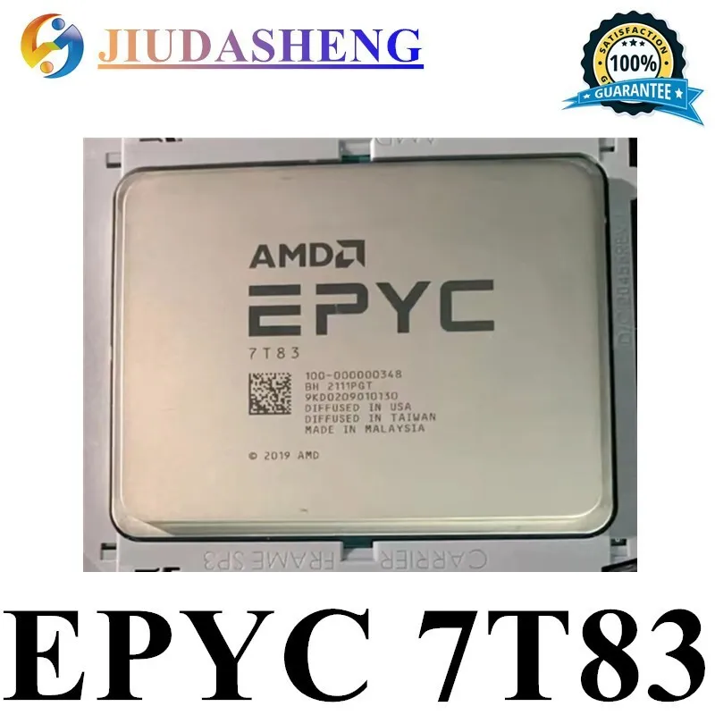 Процессор AMD EPYC 7T83 64-Core 2.45GHz 256M SP3 280W CPU Processor Of EPYC 7763