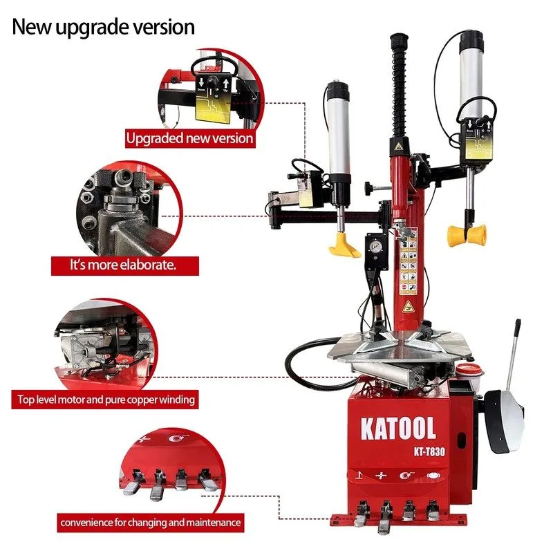 Шиномонтажный станок Tire Changer Machine KATOOL KT-T830 and Wheel Balancer KT-B — фото лота 1