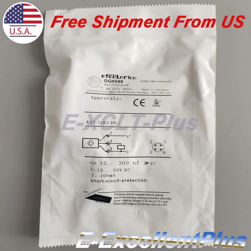 Датчик приближения IFM OGH500 OGH-FPKG/US100 Proximity Sensor 10...36 DC KD