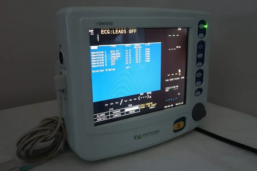 Монитор пациента Criticare nGenuity 8100EP Patient Monitor Only — фото лота 4