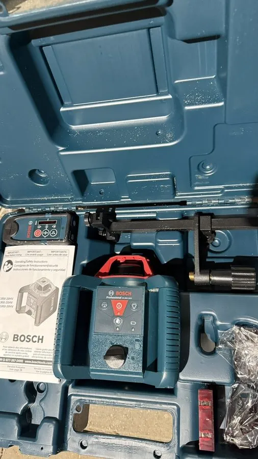 Геодезический прибор Bosch GRL800-20HV Self Leveling 800ft Rotary Laser lr30 Tot — фото лота 2
