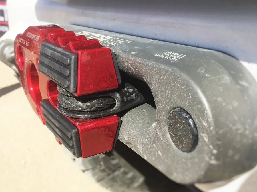 Такелажная скоба Factor 55 Ultrahook Closed SystemWinch Hook Shackle Mount Red 0 — фото лота 2