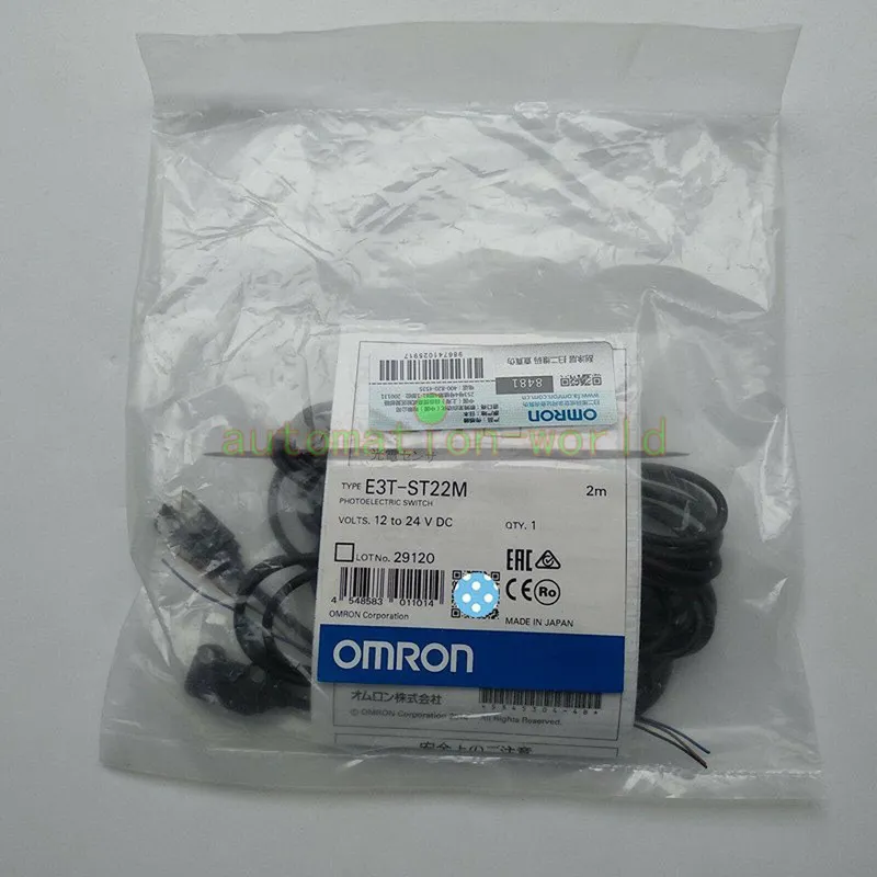 Фотоэлектрический датчик OMRON photoelectric sensor E3T-ST22M 2M