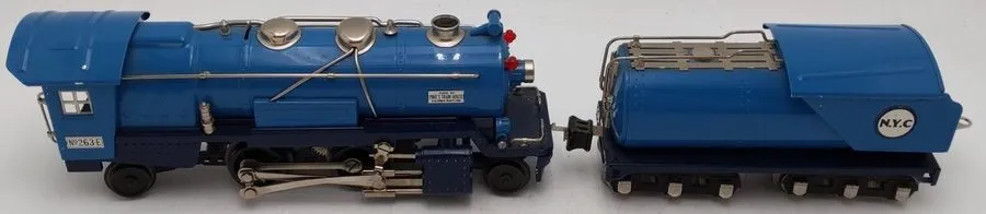 Измерительный инструмент MTH 10-1062-0 O Blue Comet Locomotive and Tender #263E — фото лота 1