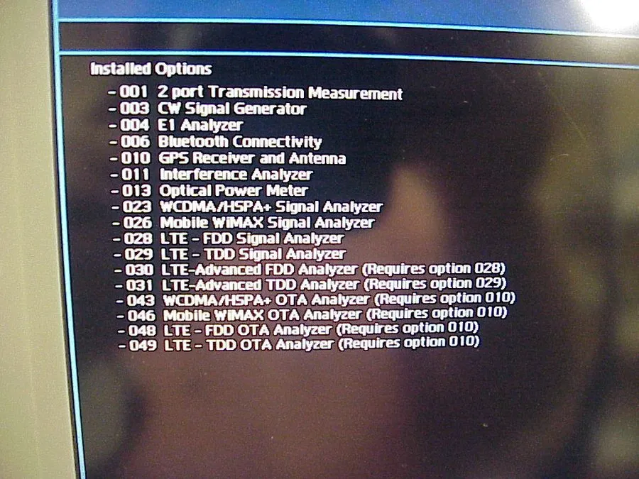 Анализатор JDSU JD745A Base Station Analyzer 100 kHz to 4 GHz w/ Opts 001, 003,  — фото лота 2