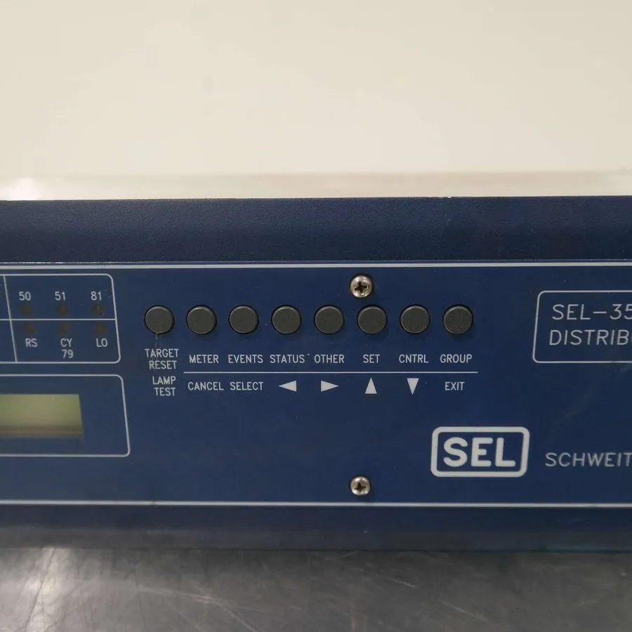 Реле защиты SCHWEITZER ENGINEERING SEL 0351A030X4A54X1 PROTECTION RELAY SEL-351A — фото лота 2