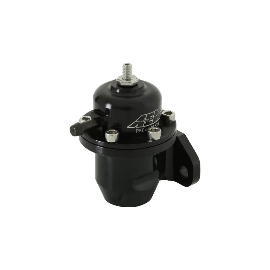 Трубопроводная арматура AEM 25-301BK Adjustable Fuel Pressure Regulator Black — фото лота 2