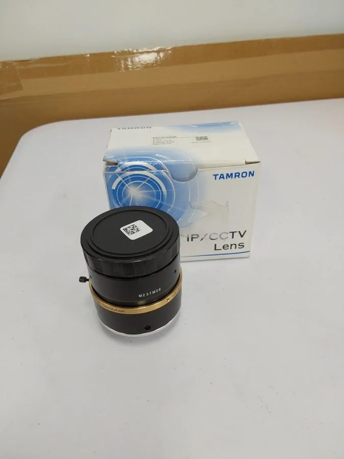 Объектив TAMRON CCTV LENS 8MM, M23FM08 C 2/3 F/1.8 6 MEGAPIXEL MANUAL IRIS — фото лота 2