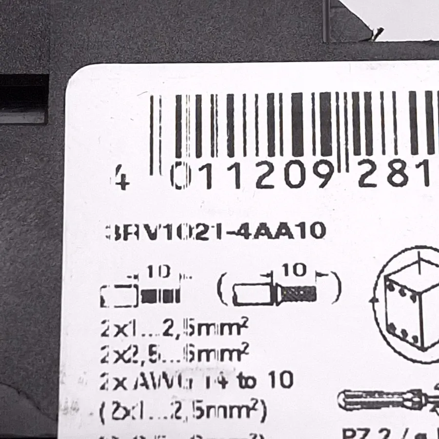 Автоматический выключатель SIEMENS 3RV1021-4AA10 MOTOR PROTECTION CIRCUIT BREAKE