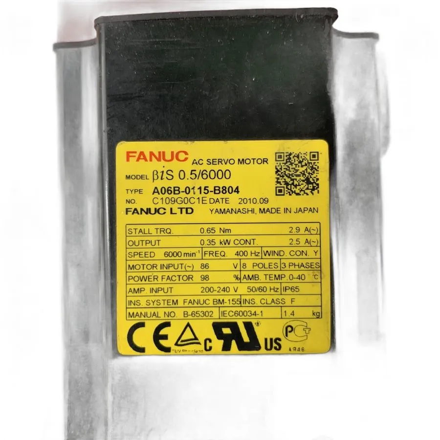 Серводвигатель Fanuc A06B-0115-B804 AC Servo Motor