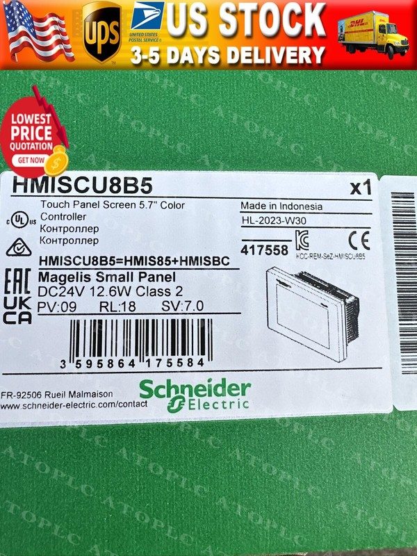 Панель оператора SCHNEIDER MAGELIS TOUCH PANEL HMISCU8B5 5.7 INCH COLOR TFT TOUC