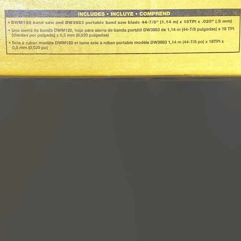 Оборудование ЧПУ DEWALT DEEP CUT BAND SAW, DWM120. SERVICED — фото лота 2