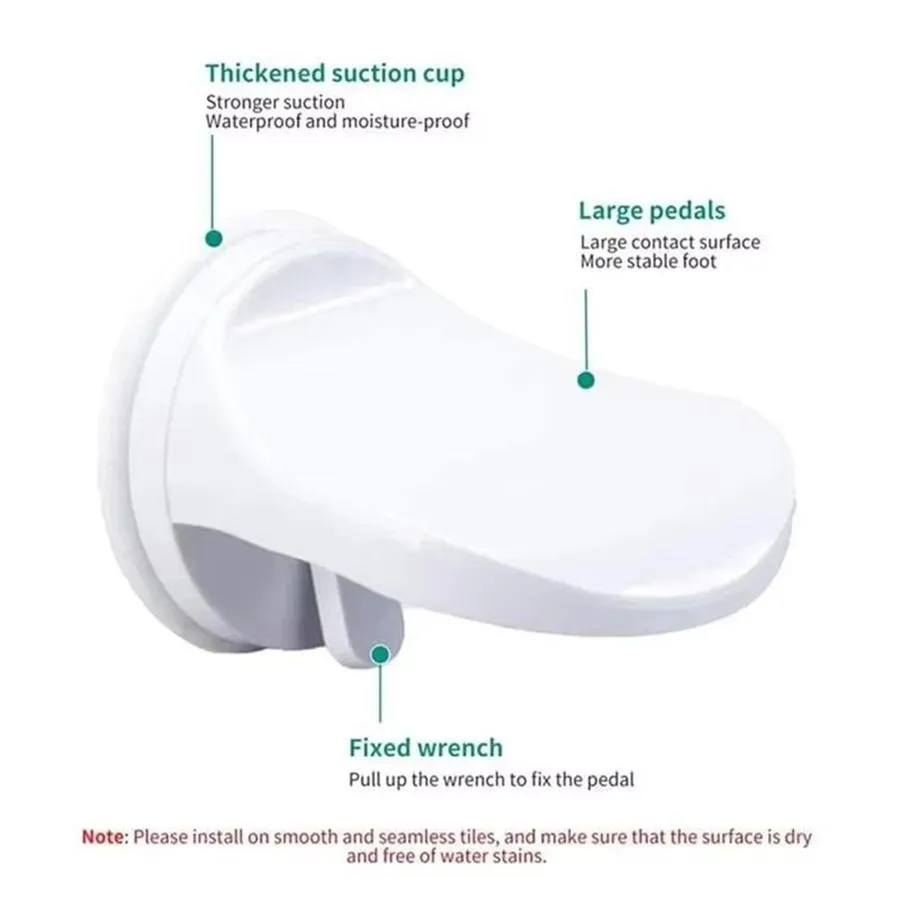 Вакуумная присоска Suction Cup Shower Foot Rest No Punching Suction Cup Step Non — фото лота 1