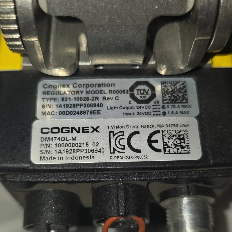 Камера машинного зрения Cognex DM474QL-M Industrial Vision Imaging Camera er Sen — фото лота 2