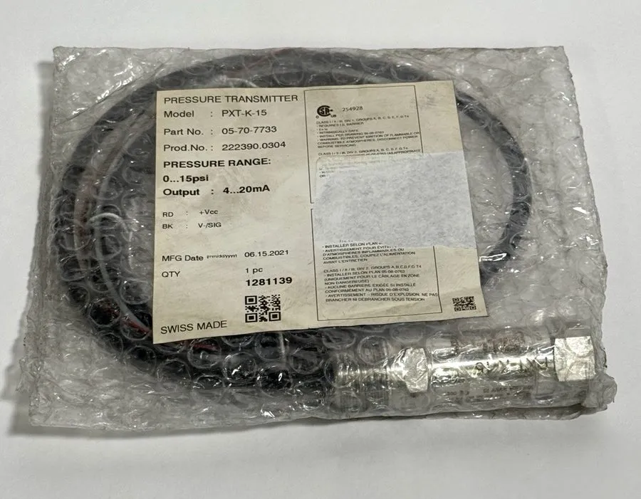 Датчик давления Murphy PXT-K-15 Pressure Transmitter, 0-15 PSI, Output 4-20mA, 0