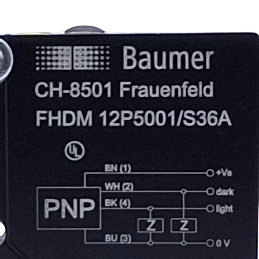 Фотоэлектрический датчик Baumer FHDM 12P5001/S35A Photoelectric Sensor PNP, 15-3
