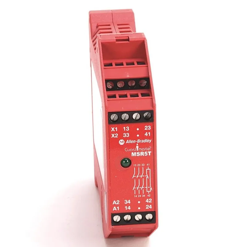 Реле безопасности Allen-Bradley 440R-B23211 Safety Relay 24V AC/DC Model MSR117T — фото лота 1