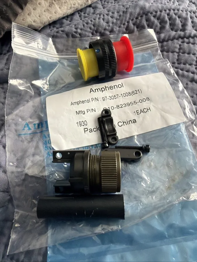 Разъём Amphenol C10-823955-008 Cylindrical Connector Kit 97-3057-1008 7 Pin Fema — фото лота 2