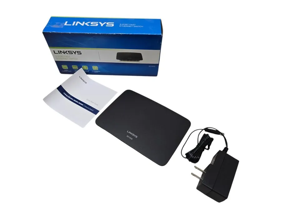 Коммутатор Linksys SE1500 5-Port Fast Ethernet Switch Desktop Network Hub