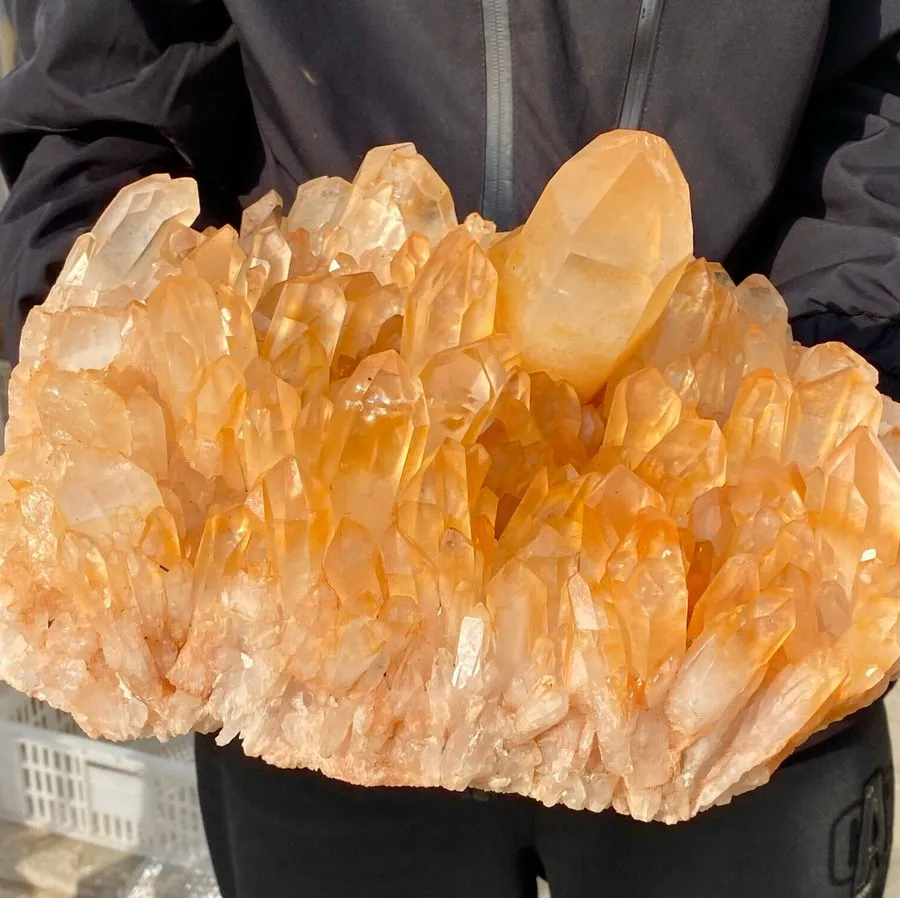 Лабораторный прибор 31.9LB Large Natural Clear Quartz Crystal Cluster Energy Hea