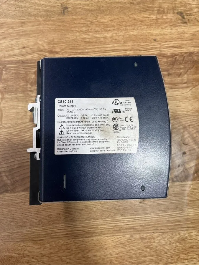 Блок питания PULS Dimension CS10.241 Power Supply DIN Rail 24-28V DC 10A 240W Bl — фото лота 1