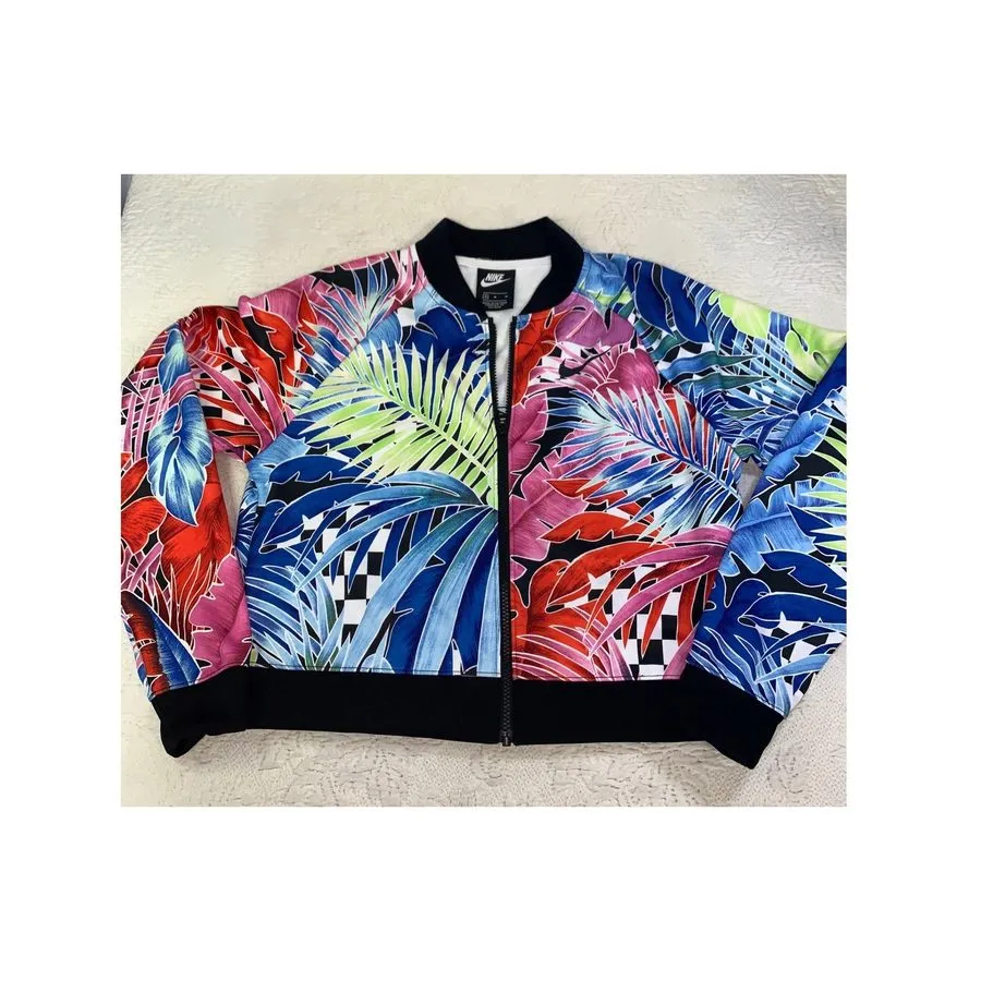 Маршрутизатор Nike Sportswear Full Zip Floral Active Track Jacket Womens AR2220-