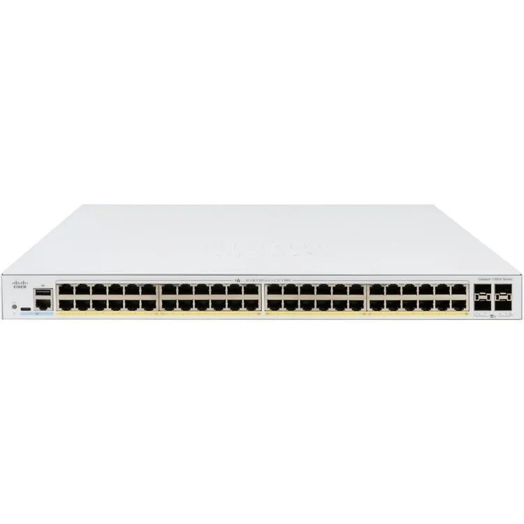 Коммутатор Cisco C1300X-48P-4X 48-Port Gigabit PoE+ 4x10G SFP+ Managed Switch