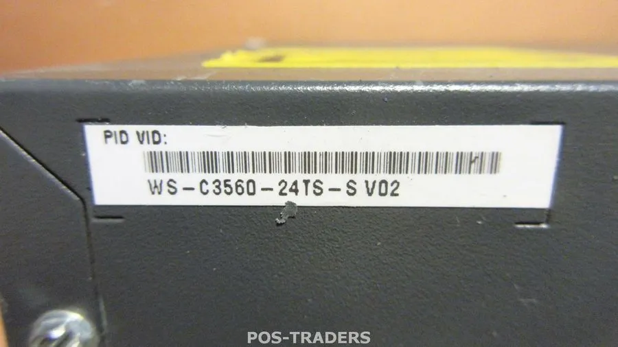 Коммутатор Cisco Systems WS-C3560-24TS-S Catalyst 3560-24TS SMI 24 Port Switch — фото лота 2