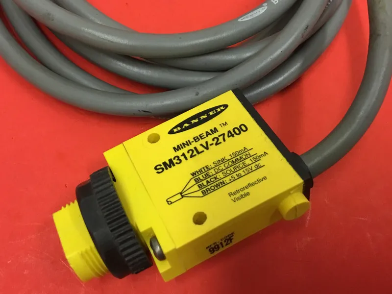 Фотоэлектрический датчик BANNER SM312LV MINI BEAM PHOTOELECTRIC SENSOR 10-30VDC