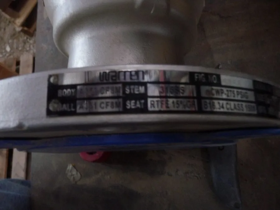 Клапан Warren CWP275 3" Flanfed Stainless Ball Valve 1000PSI