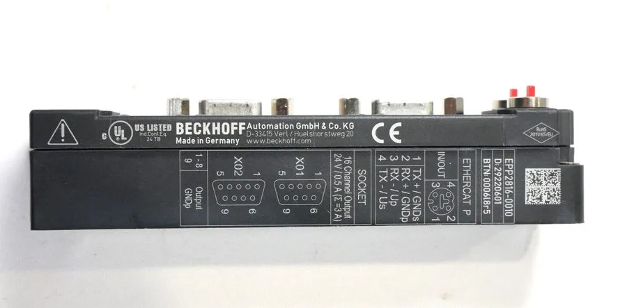 IIoT-устройство Beckhoff EPP2816-0010 EtherCAT P-Box, 16 Channel Digital Output — фото лота 1