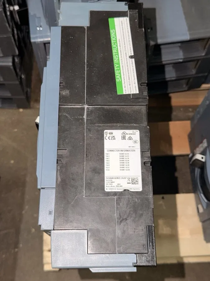 Автоматический выключатель SIEMENS 3VA6 3VA6560-6HN32-2AA0 600A 600V 3P CIRCUIT